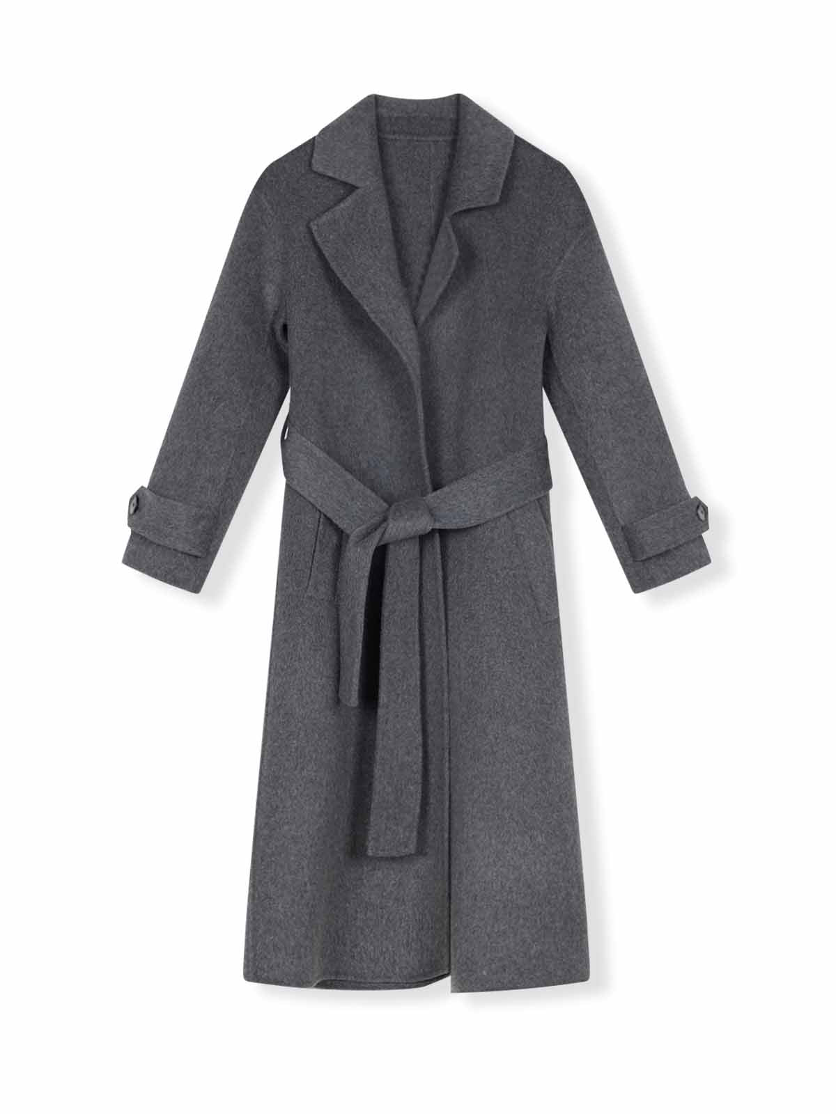 ASOBIO Classic Soft Wool Double-Face Coat