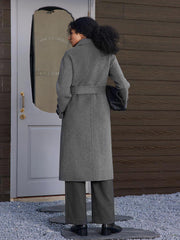 ASOBIO Classic Soft Wool Double-Face Coat