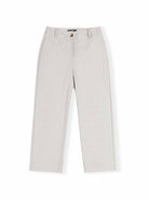 ASOBIO Cropped Mid-Rise Straight Leg Trousers