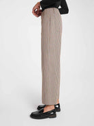 ASOBIO Cropped Mid-Rise Straight Leg Trousers