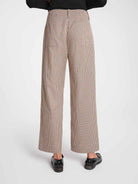 ASOBIO Cropped Mid-Rise Straight Leg Trousers