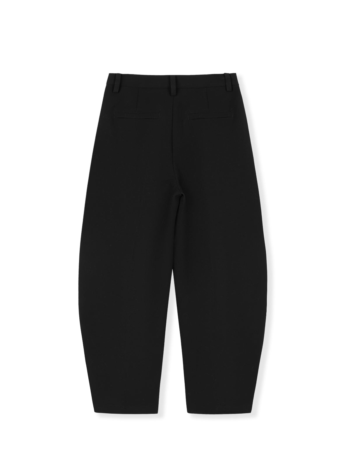 Mid-Rise Barrel-Leg Off-Duty Pant