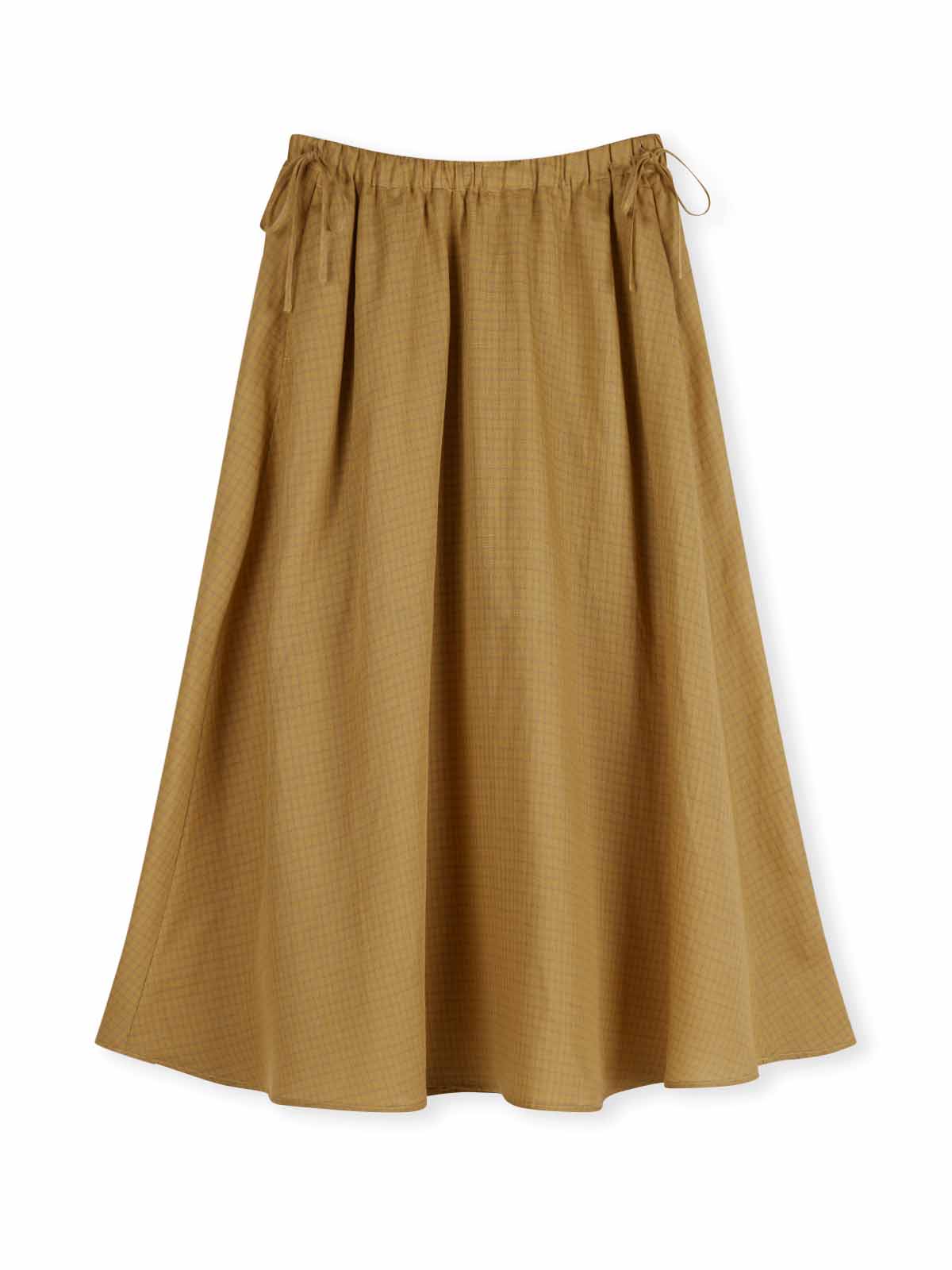 Tie-Waist Lyocell-Linen Maxi Skirt
