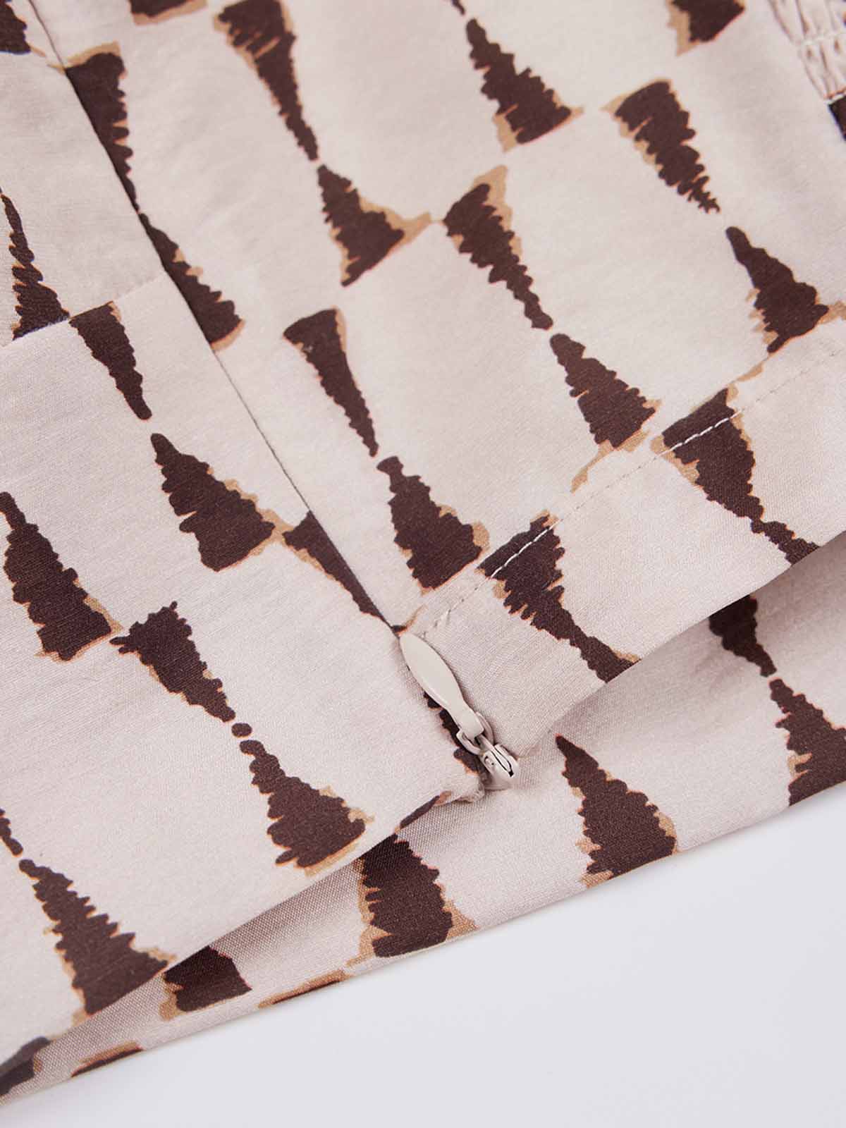 Smocked Square-Neck Top