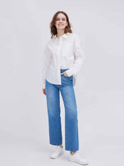 ASOBIO Classic Mid-Rise Straight Leg Jeans