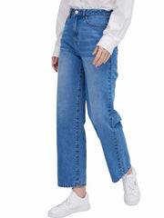 ASOBIO Classic Mid-Rise Straight Leg Jeans