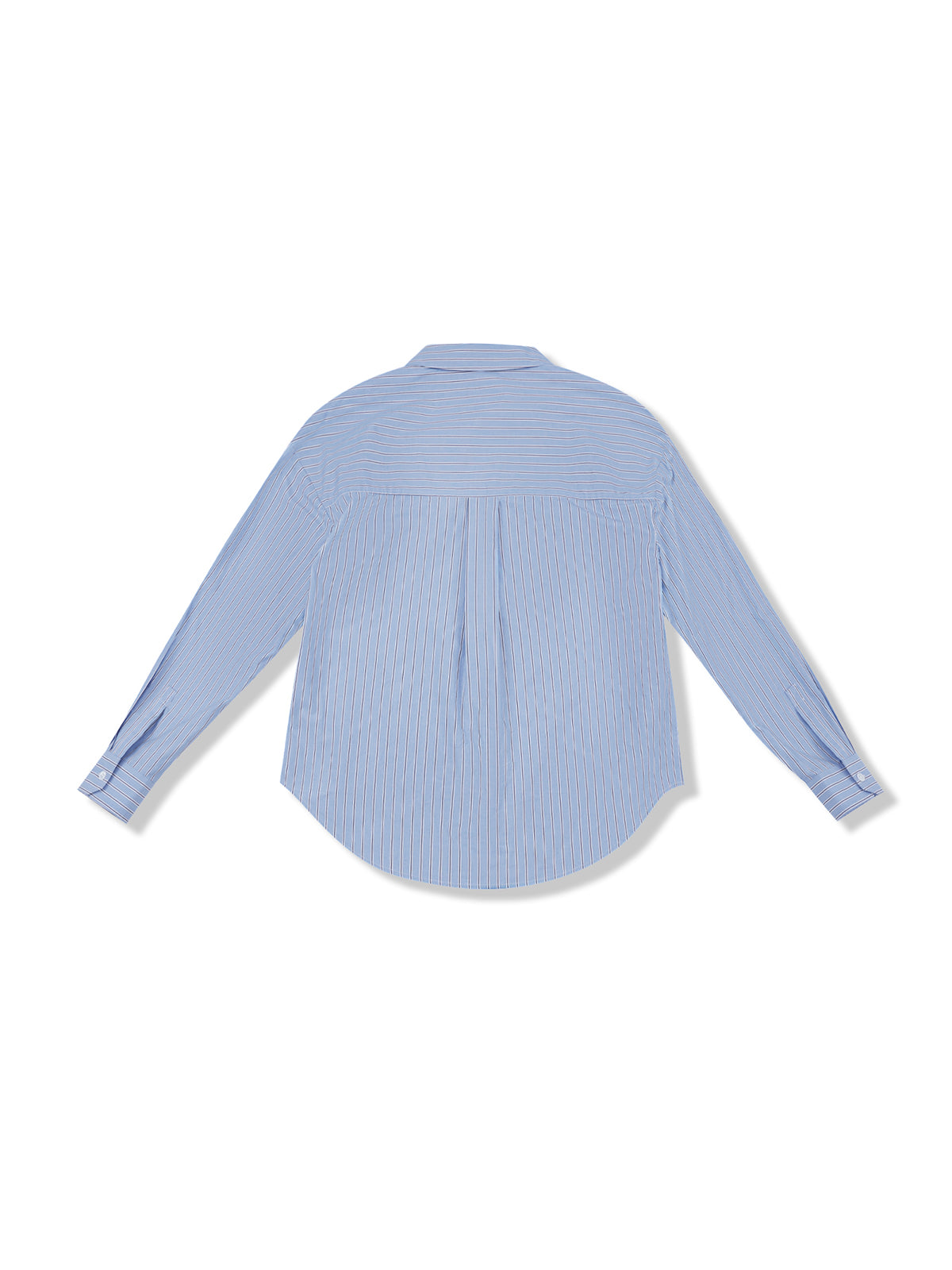 Blue Striped Long-Sleeve Shirt