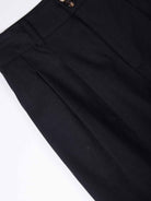 High-Waist Wide-Leg Casual Trousers