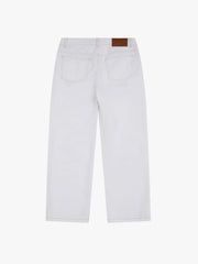 Mid-Low Rise Straight-Leg Cropped Jeans