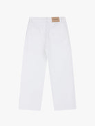 Cropped Denim Straight-Leg Pant