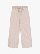 Mid-Rise Loose Straight Linen Pants