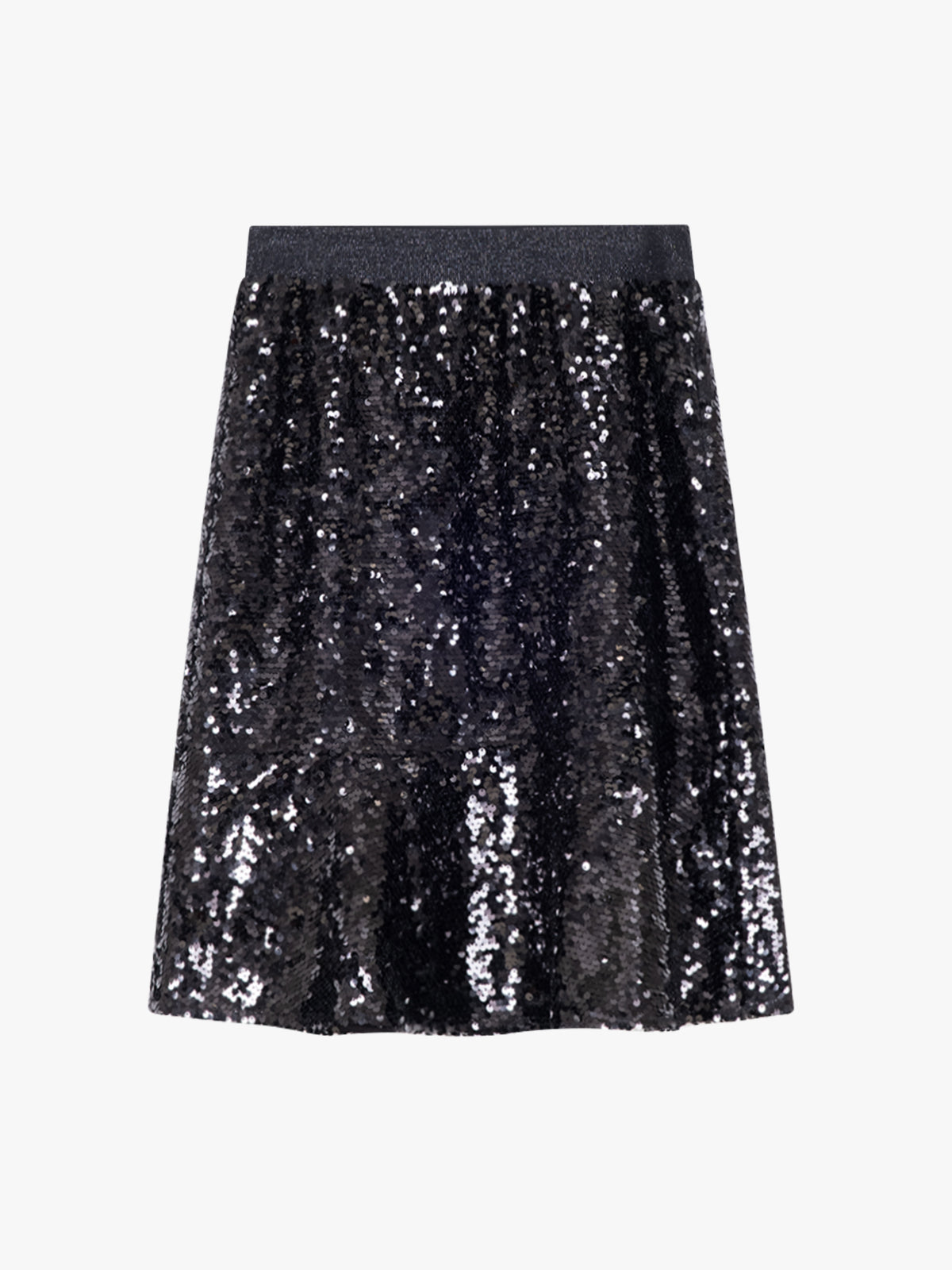Sequin Embellished Mermaid Hem Skirt