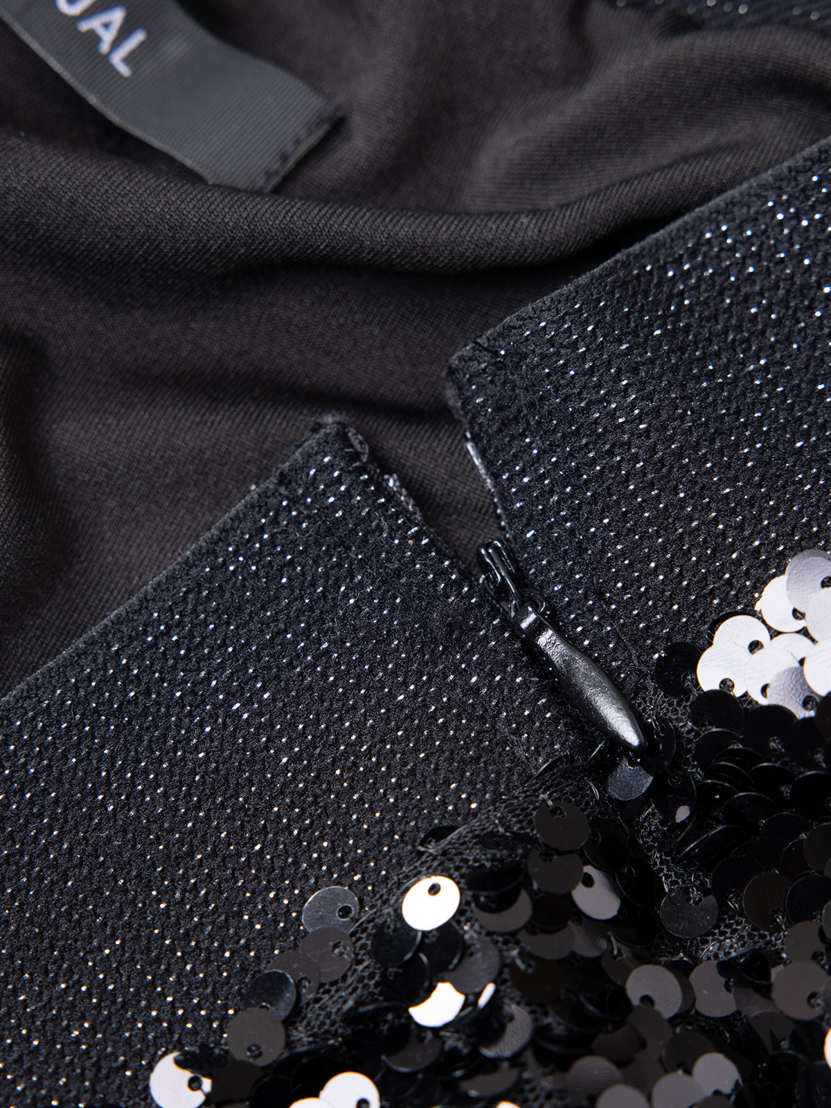 Sequin Embellished Mermaid Hem Skirt