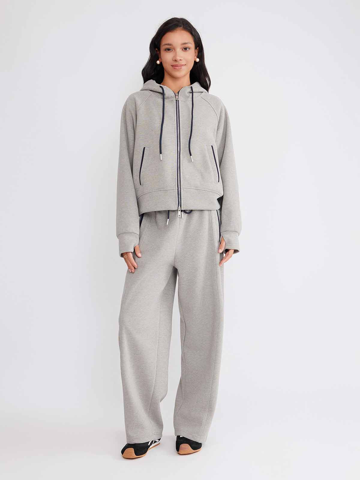 ASOBIO Brushed Cotton Fleece Sweatpants