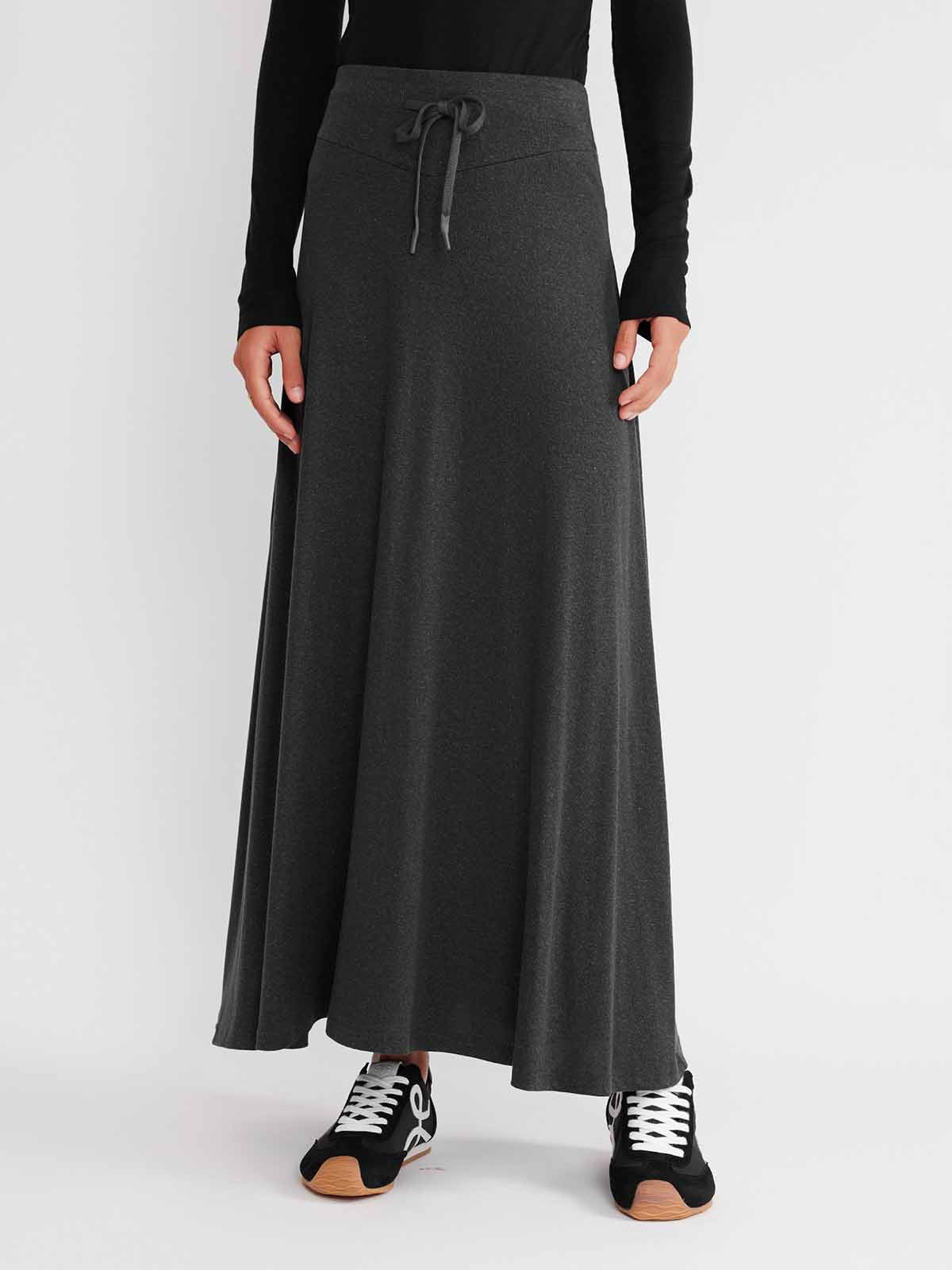 ASOBIO Second Skin Knit Maxi Skirt