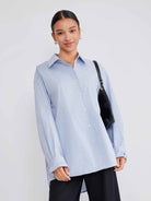 ASOBIO Cotton Stripe Shirt