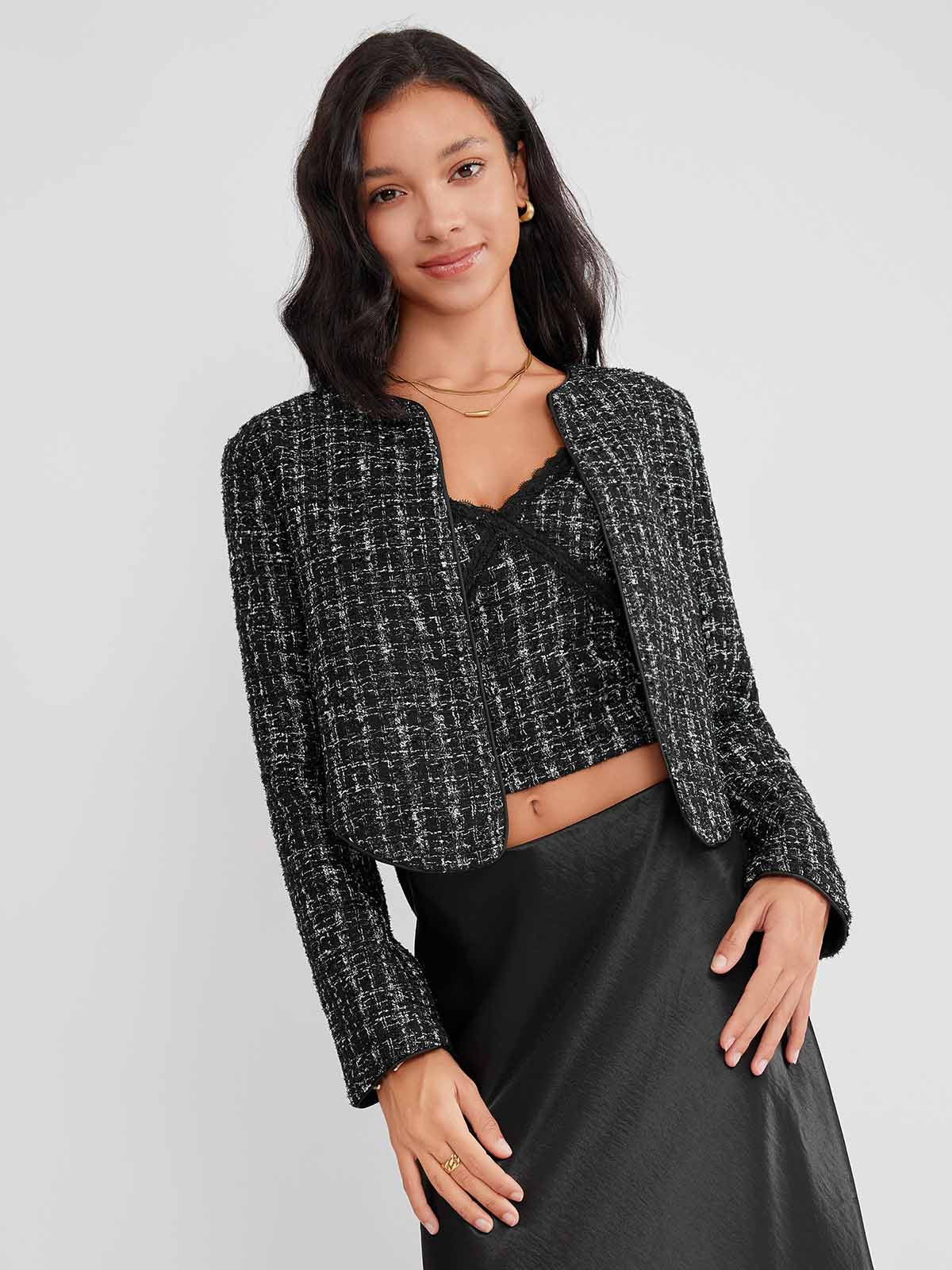 ASOBIO Tweed Jacket