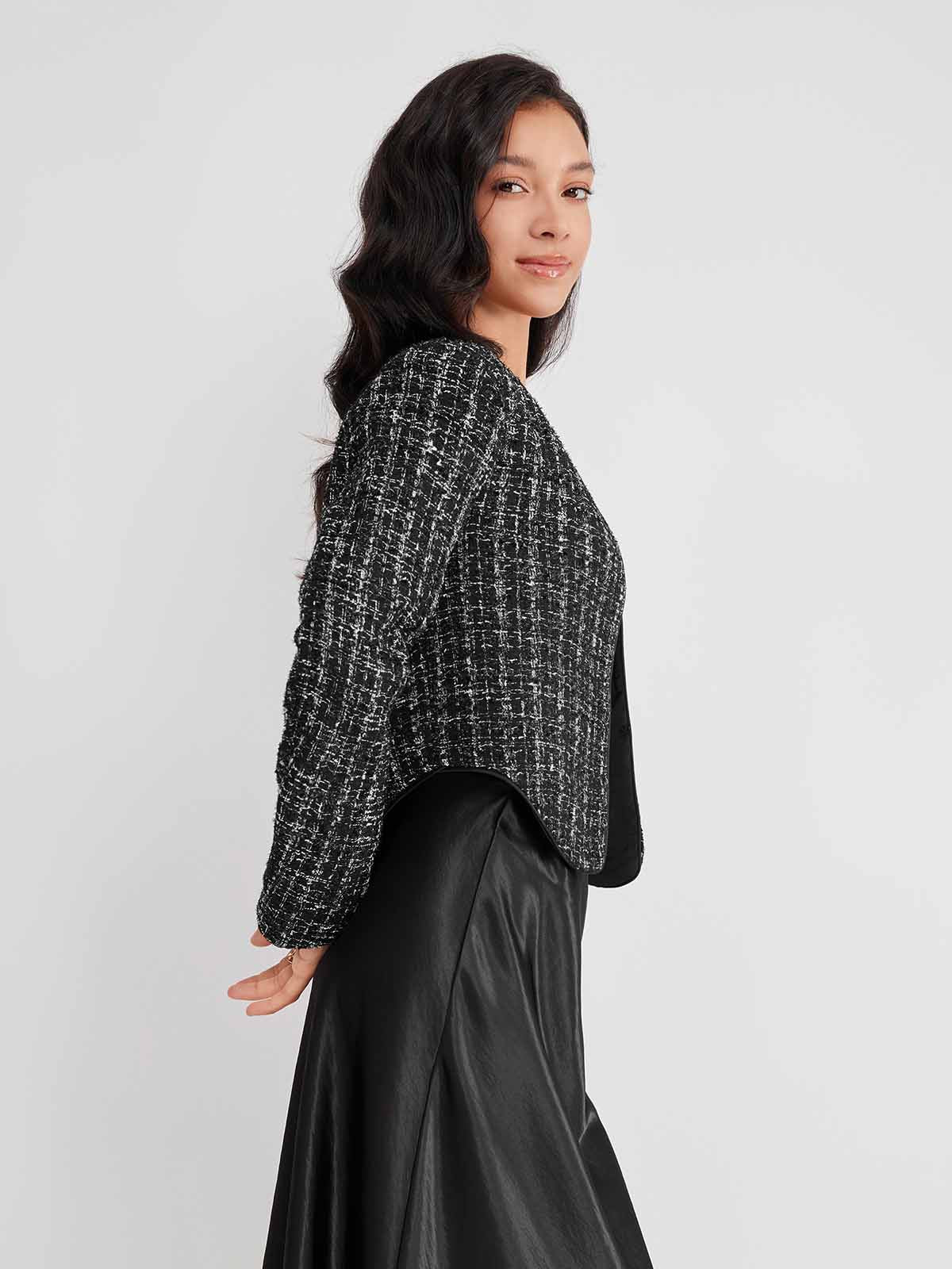 ASOBIO Tweed Jacket