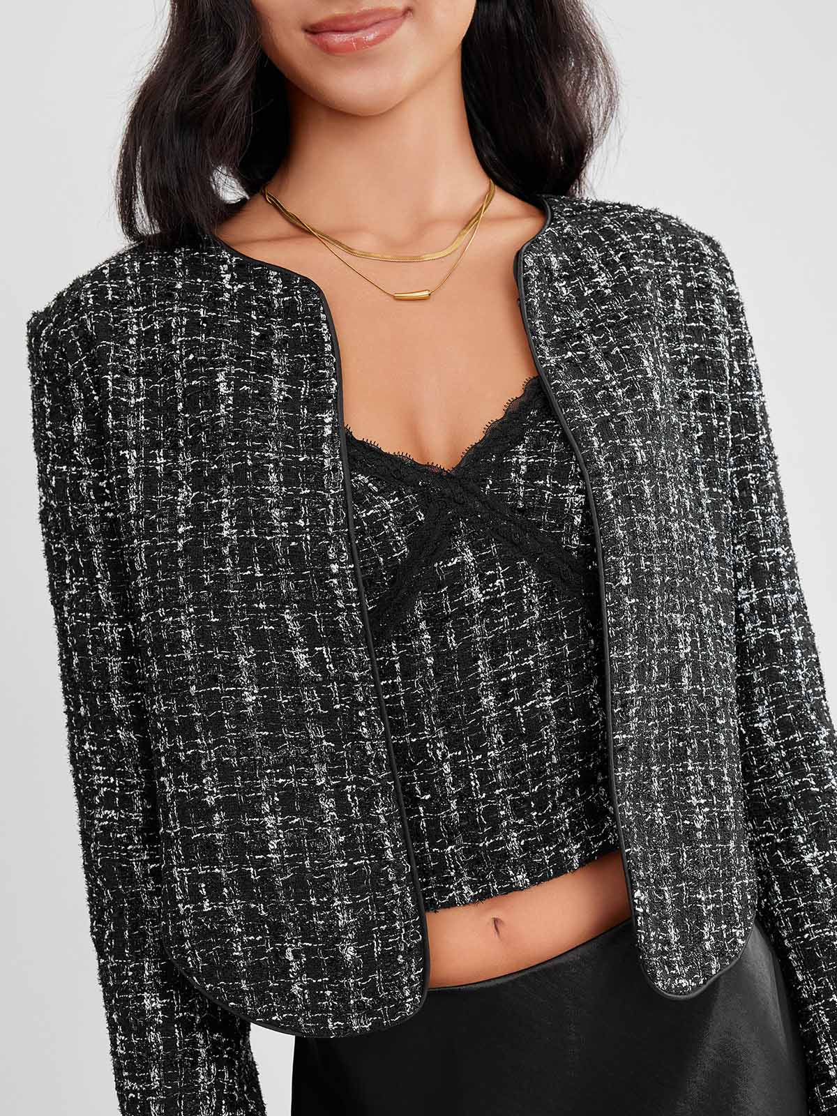 ASOBIO Tweed Jacket
