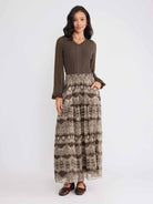 ASOBIO Knit Puff-Sleeve Top