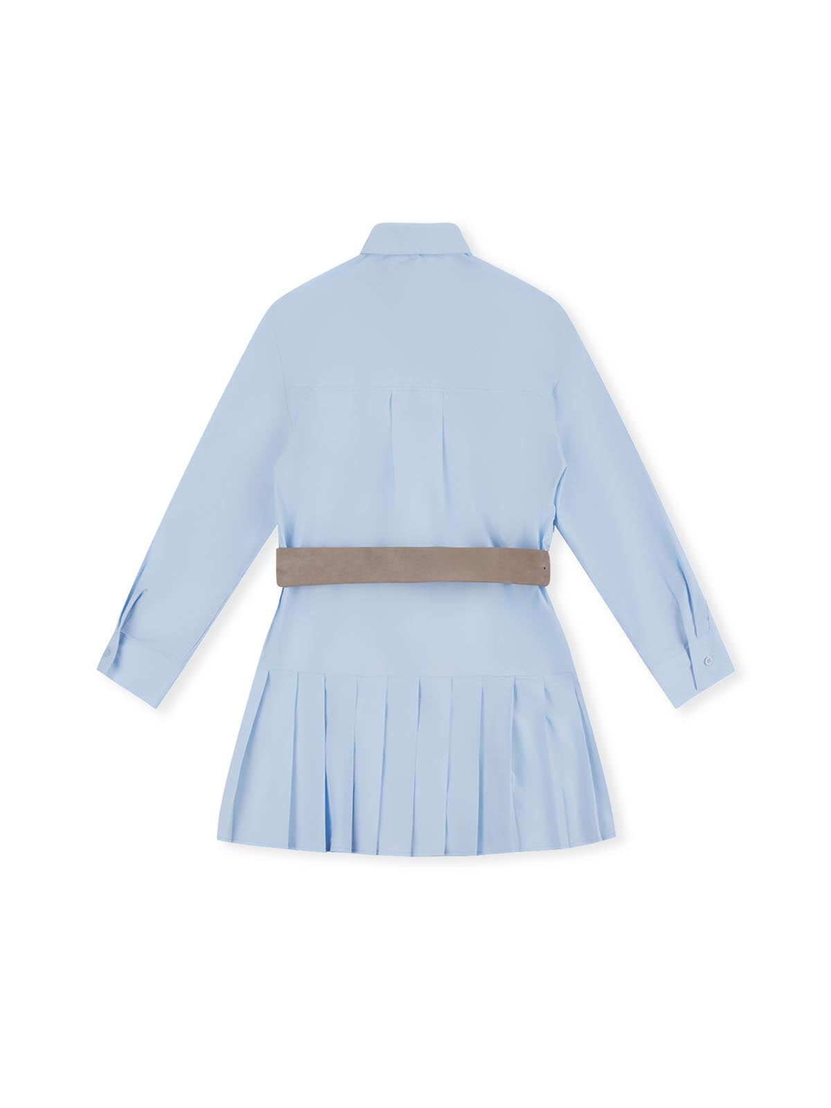 ASOBIO Pleated Mini Dress