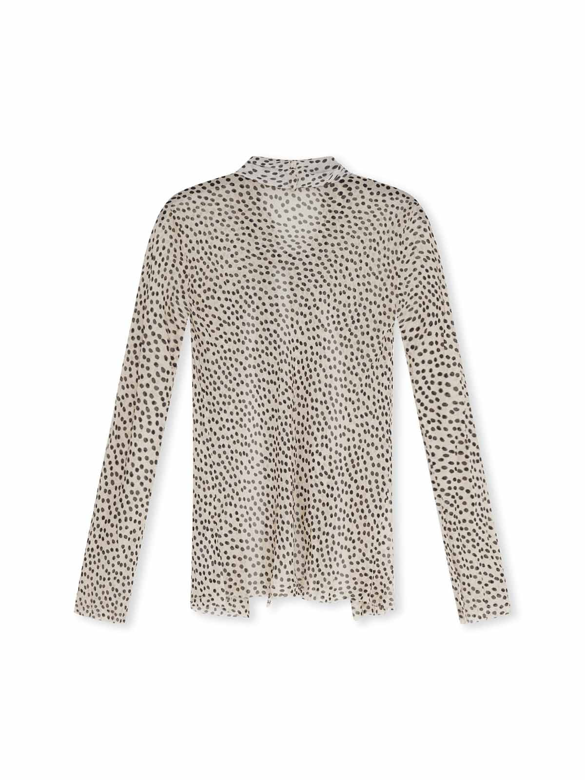 ASOBIO Polka-Dot Blouse