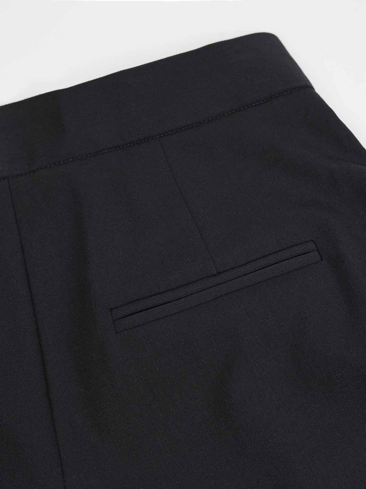 ASOBIO Slim Pleated Full-Length Trousers