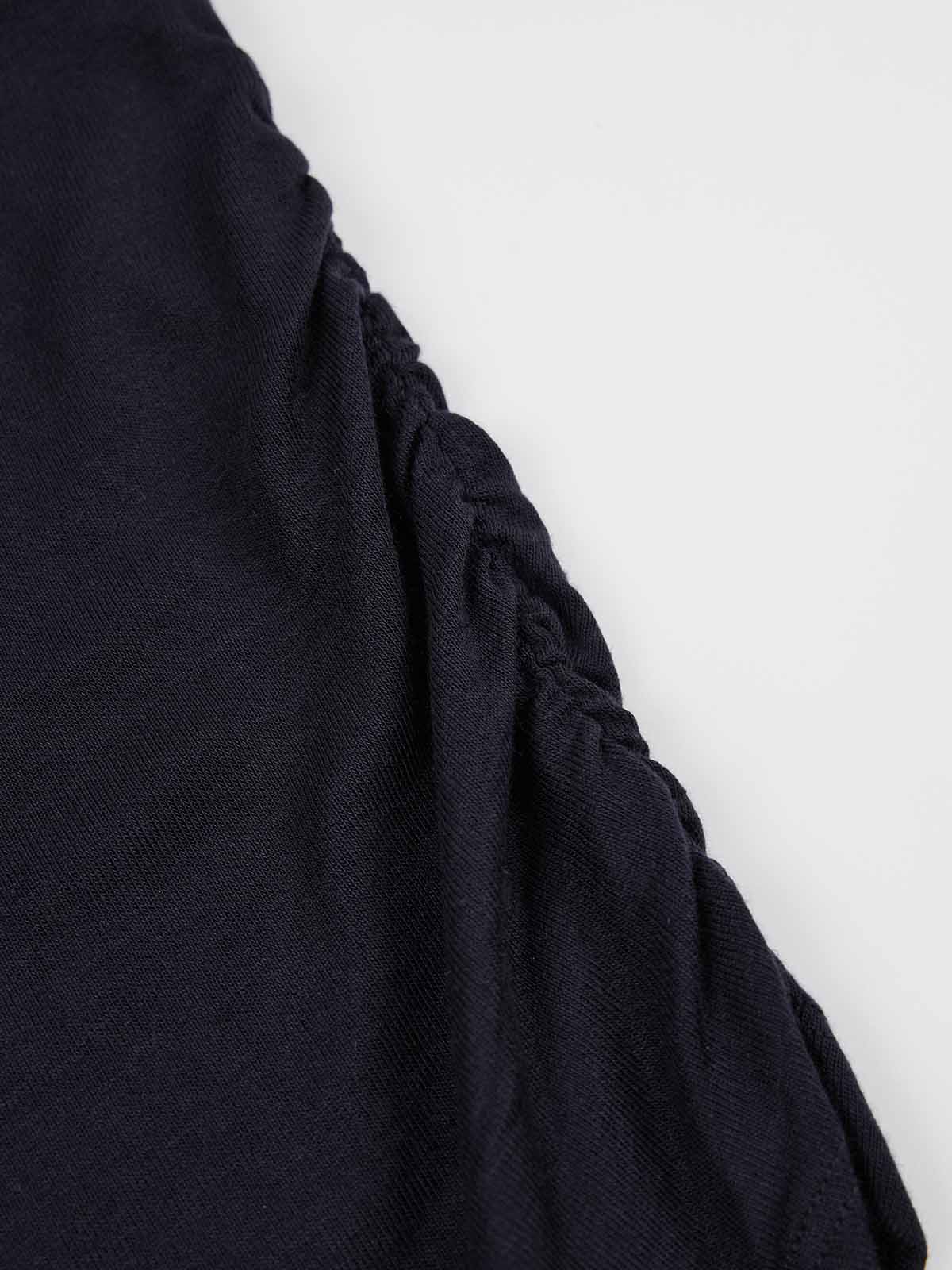 ASOBIO Wool Blend Ruched T-Shirt