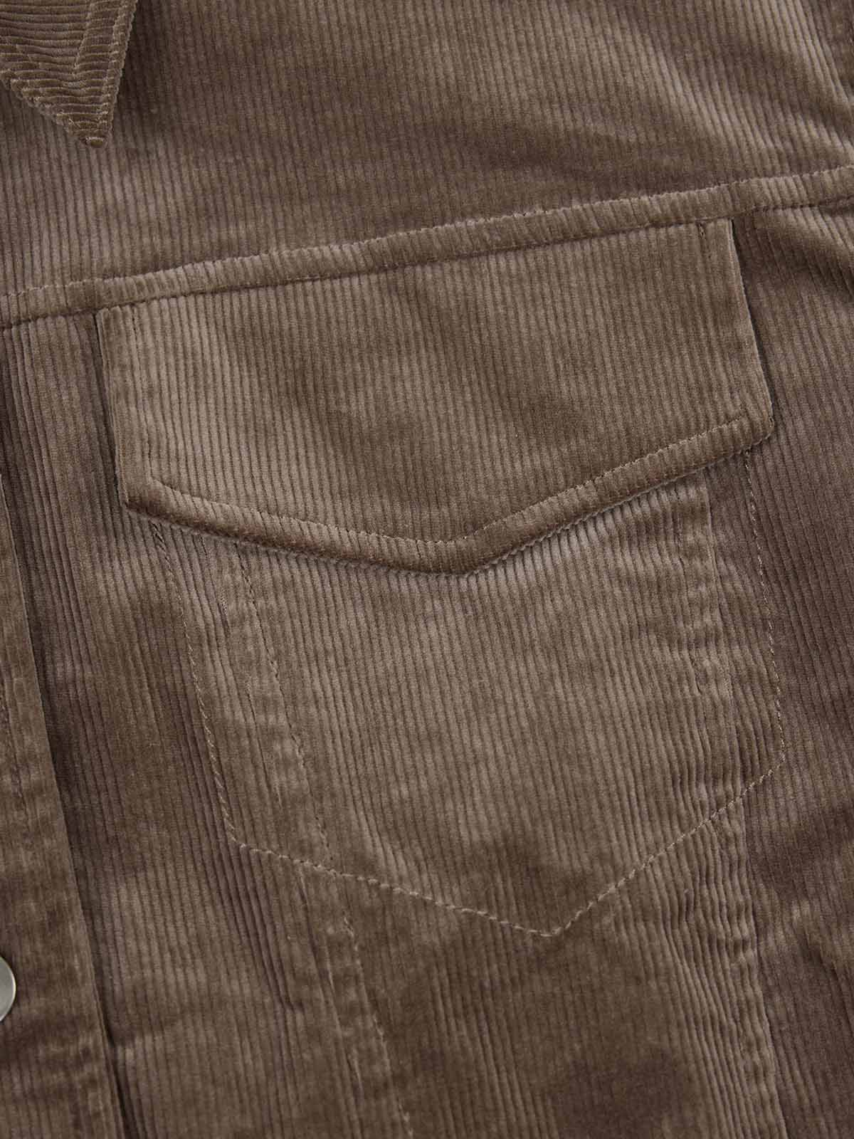 ASOBIO Corduroy Short Jacket