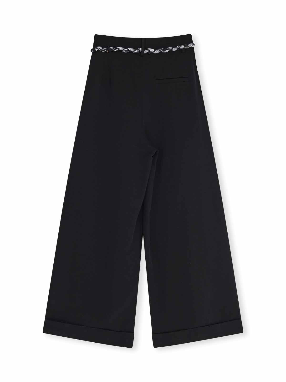 ASOBIO Pleated Straight-Leg Trousers