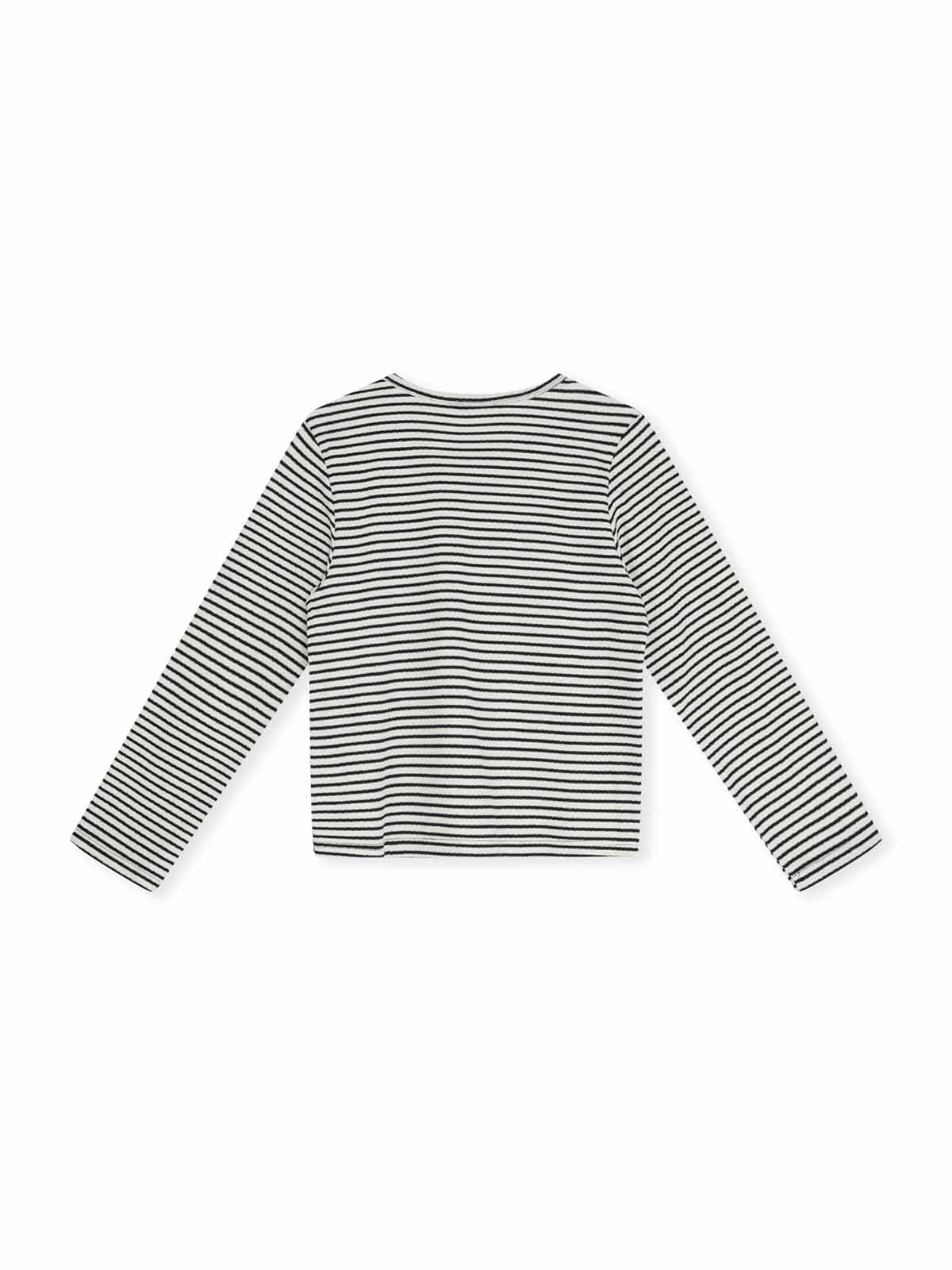 ASOBIO Striped Knit Cardigan