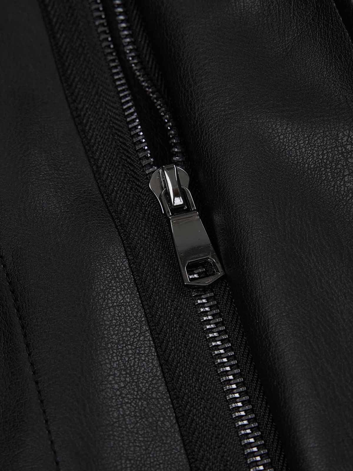 ASOBIO Flap-Pocket Leather Jacket