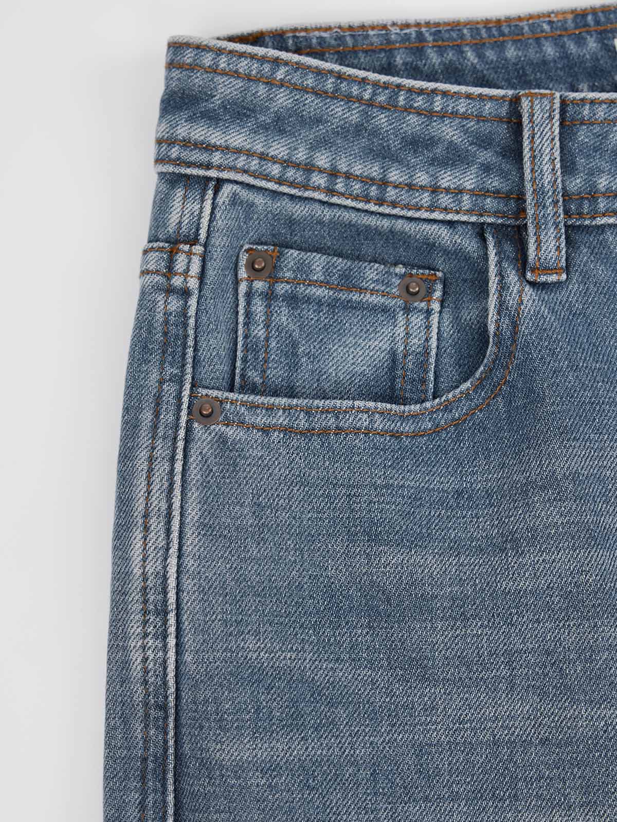 ASOBIO Mid-High Waist Flared Skinny Jeans