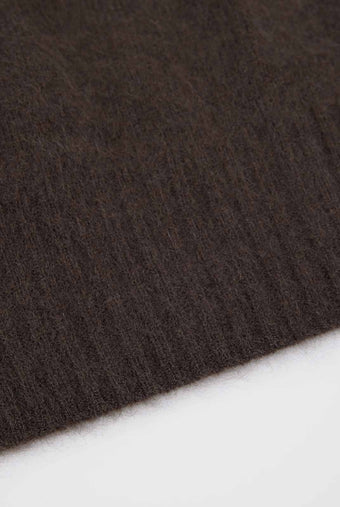 ASOBIO Wool-Cashmere Crewneck Pullover Sweater