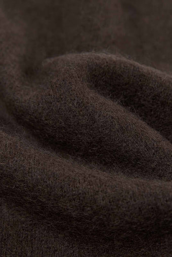ASOBIO Wool-Cashmere Crewneck Pullover Sweater