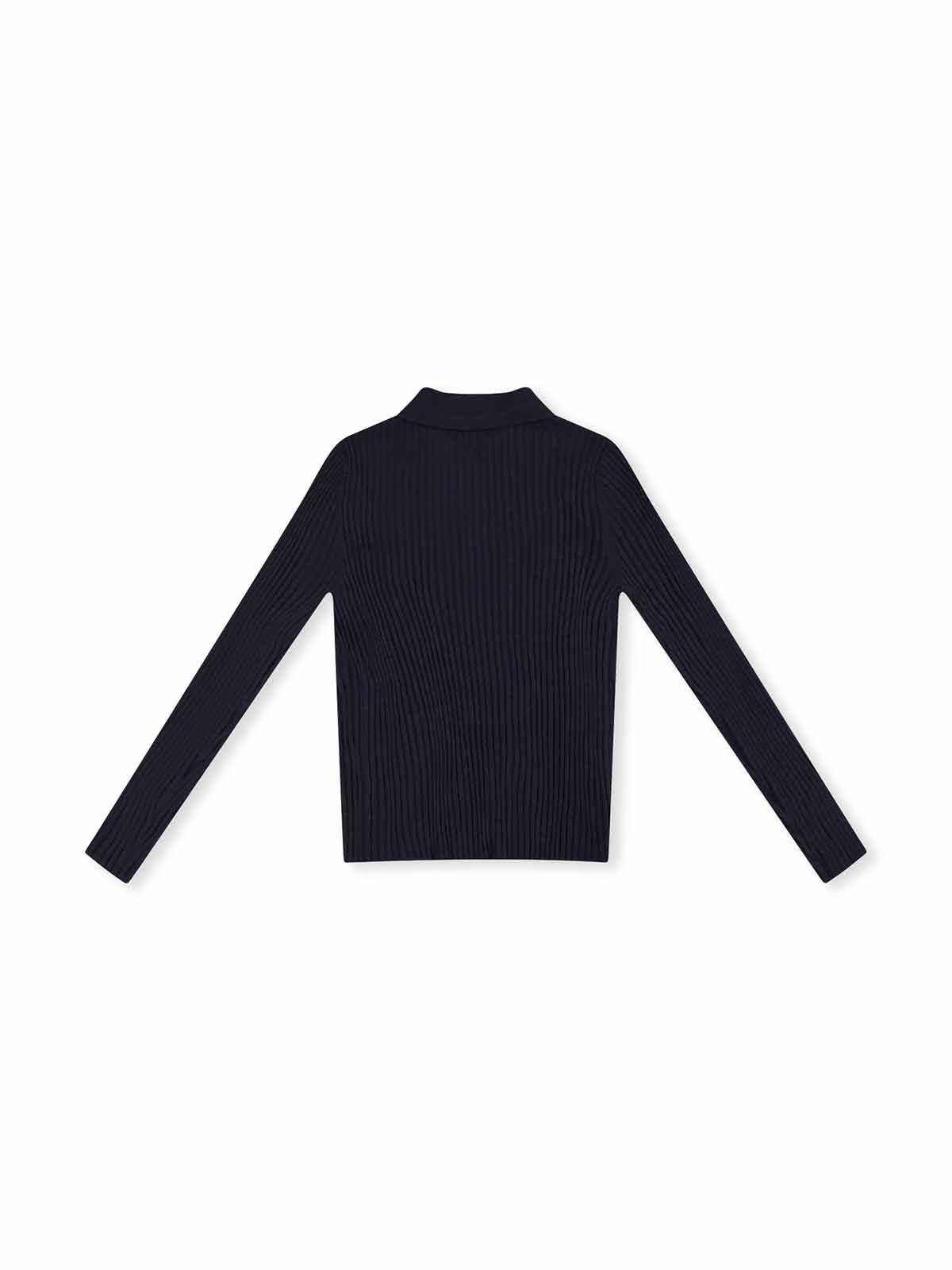 ASOBIO Ribbed Wool-Blend Cardigan