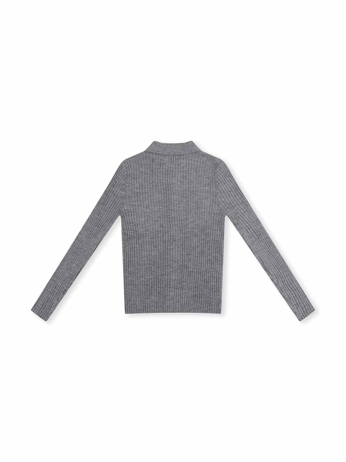 ASOBIO Ribbed Wool-Blend Cardigan