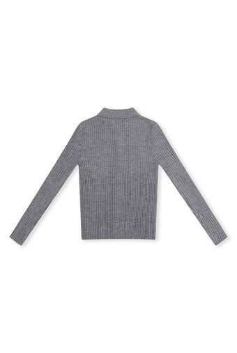 ASOBIO Ribbed Wool-Blend Cardigan