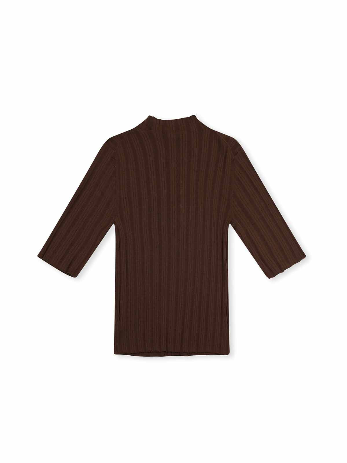 ASOBIO 100% Wool Ribbed Pullover Sweater