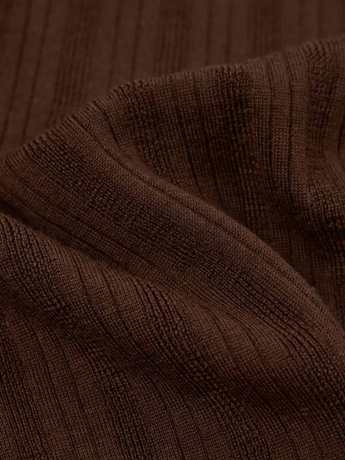 ASOBIO 100% Wool Ribbed Pullover Sweater