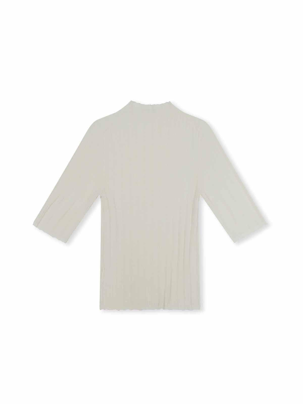 ASOBIO 100% Wool Ribbed Pullover Sweater