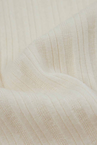 ASOBIO 100% Wool Ribbed Pullover Sweater
