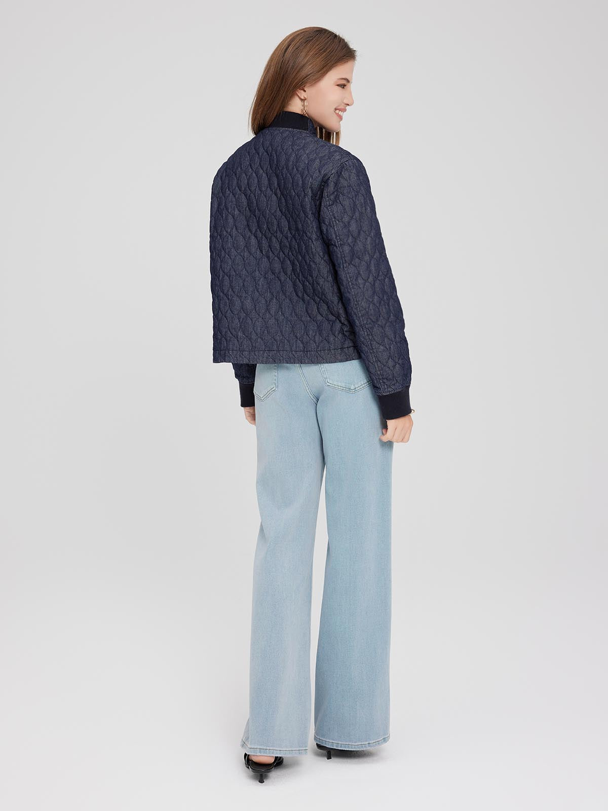 ASOBIO Denim Down Jacket