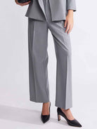 ASOBIO Relaxed Fit Straight-Leg Wool Blend Trousers