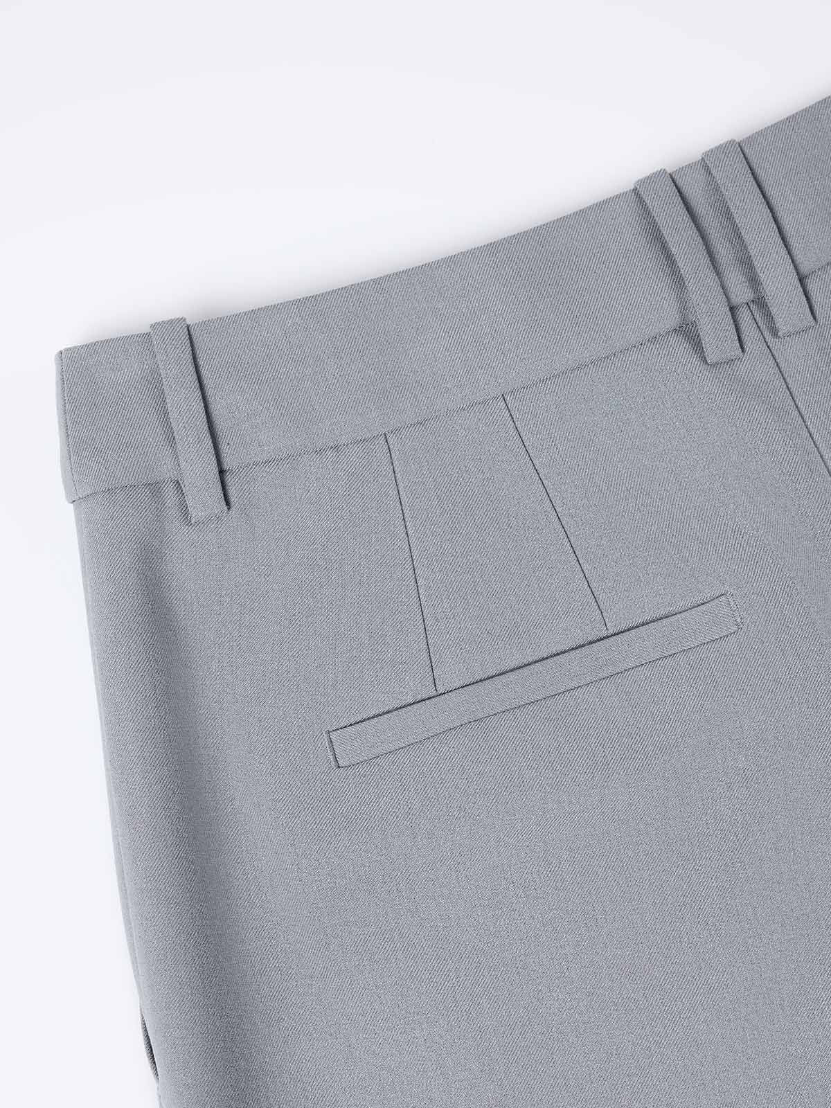 ASOBIO Relaxed Fit Straight-Leg Wool Blend Trousers