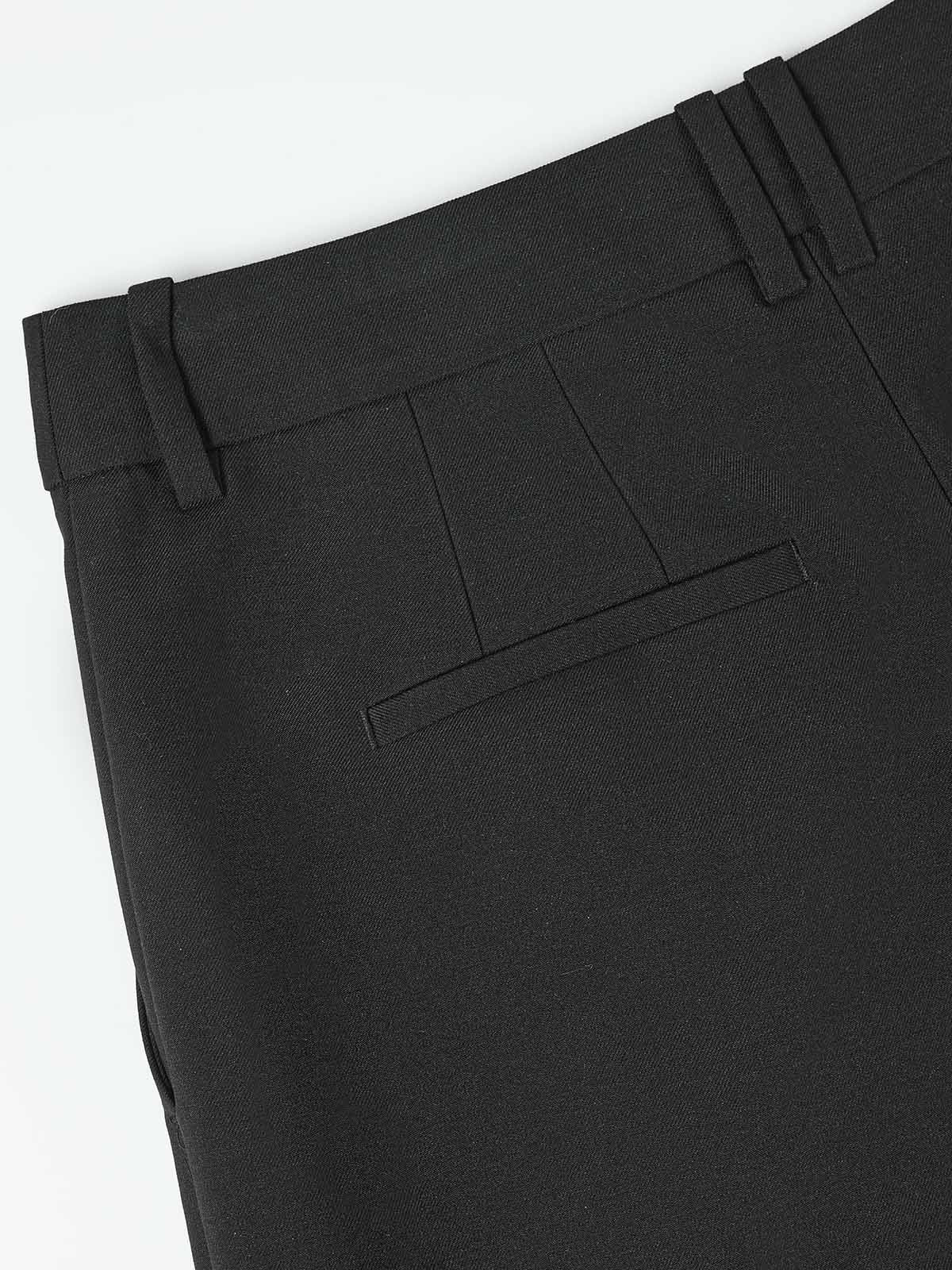 ASOBIO Relaxed Fit Straight-Leg Wool Blend Trousers