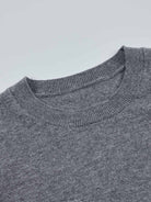 ASOBIO Lightweight 100% Wool Crewneck Top