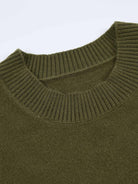 ASOBIO Lightweight 100% Wool Crewneck Top