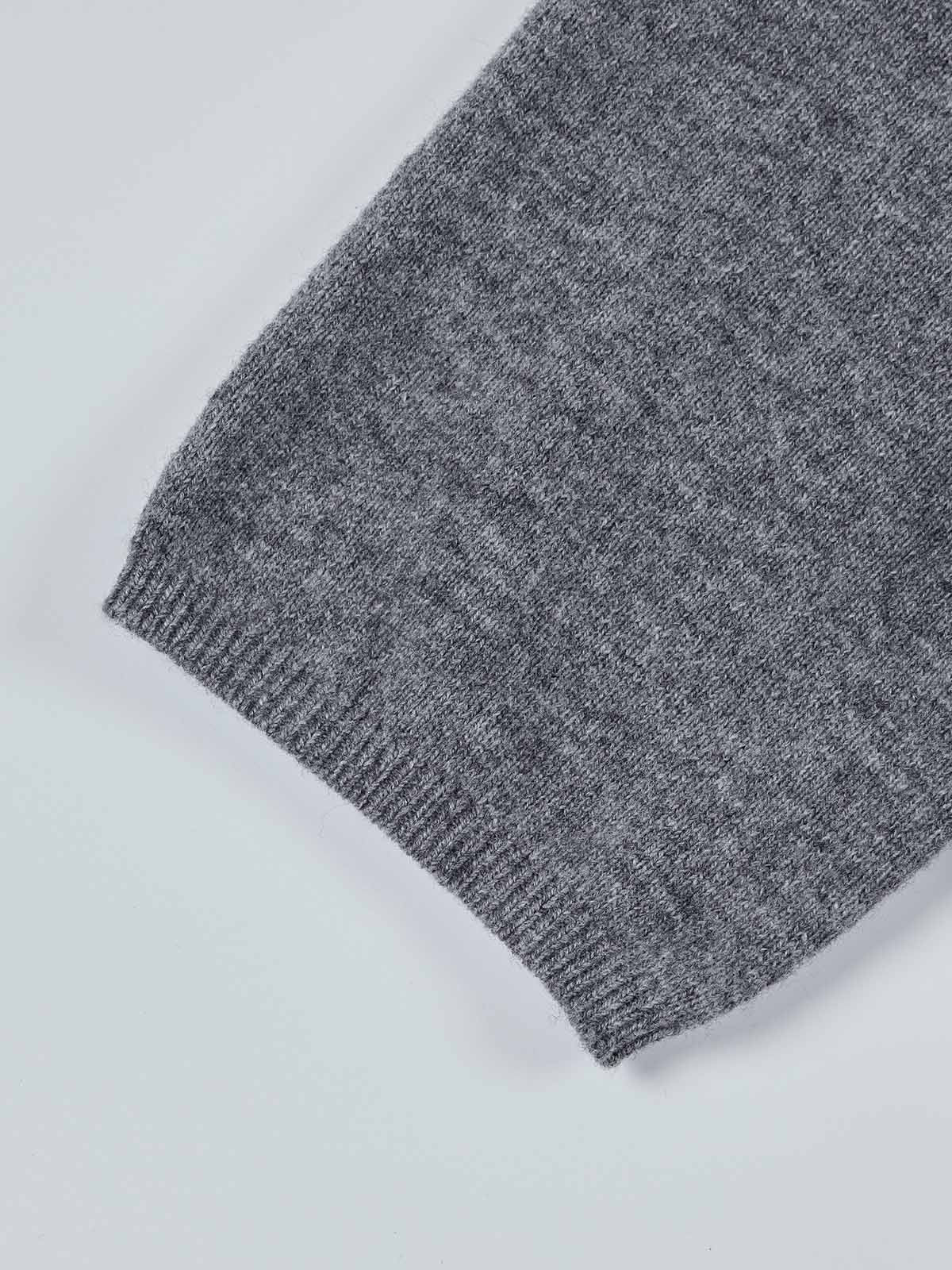 ASOBIO Lightweight 100% Wool Crewneck Top