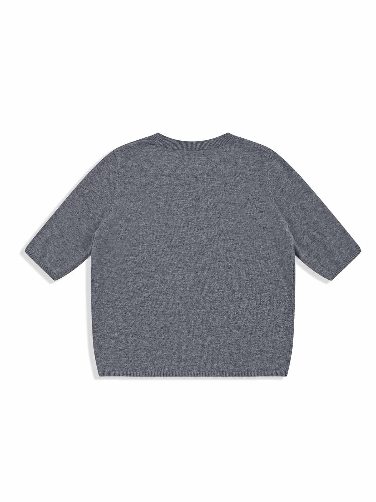 ASOBIO Lightweight 100% Wool Crewneck Top